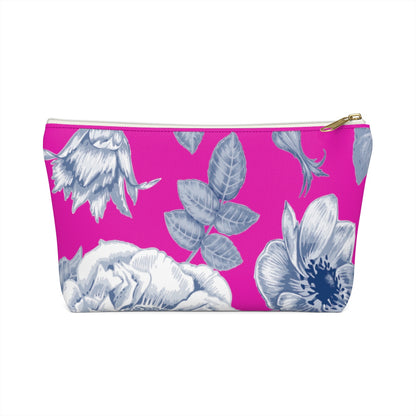 Pretty Pink, Baby Blue Accessory Pouch w T-bottom