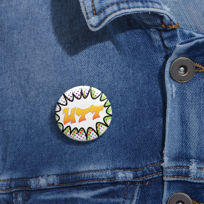 WTT "Pow" Logo4 Pin Buttons