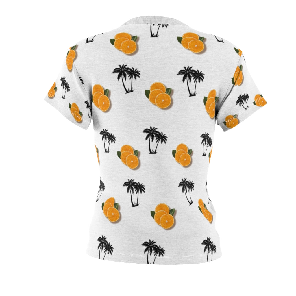 Florida Orange Women's AOP Cut & Sew Tee
