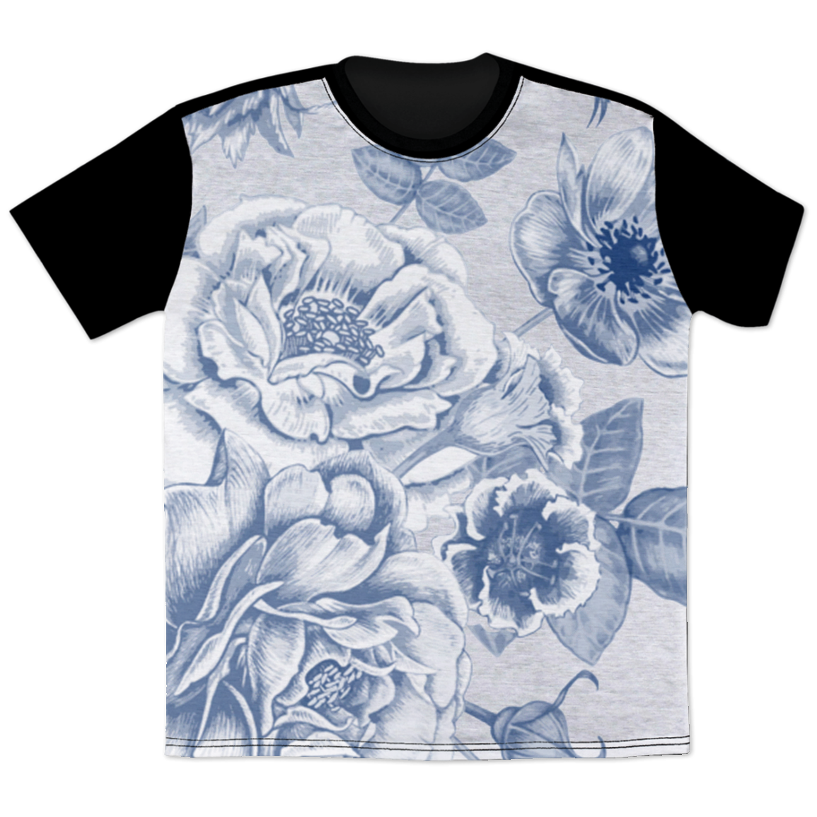Blue Petals T-Shirt