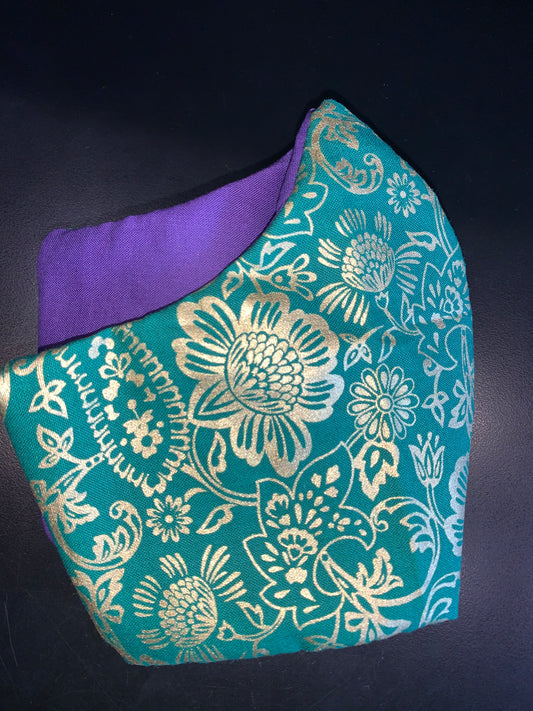 Royal Green Cotton 2 Layer Face Mask