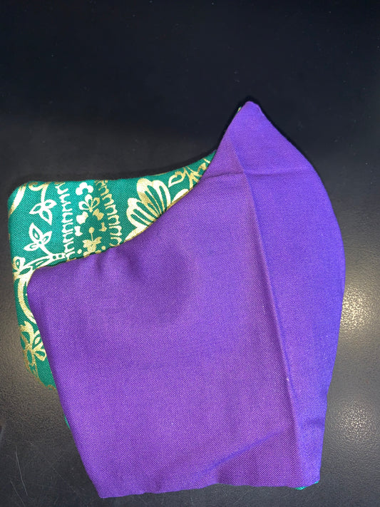 The Color Formerly Known As Purple Cotton 2 Layer Face Mask