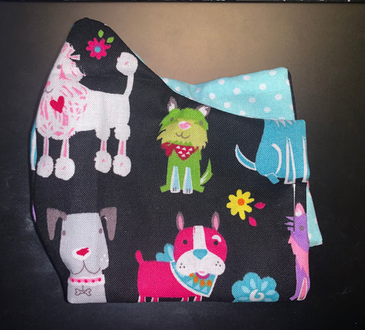 Puppy Love Cotton 2 Layer Face Mask