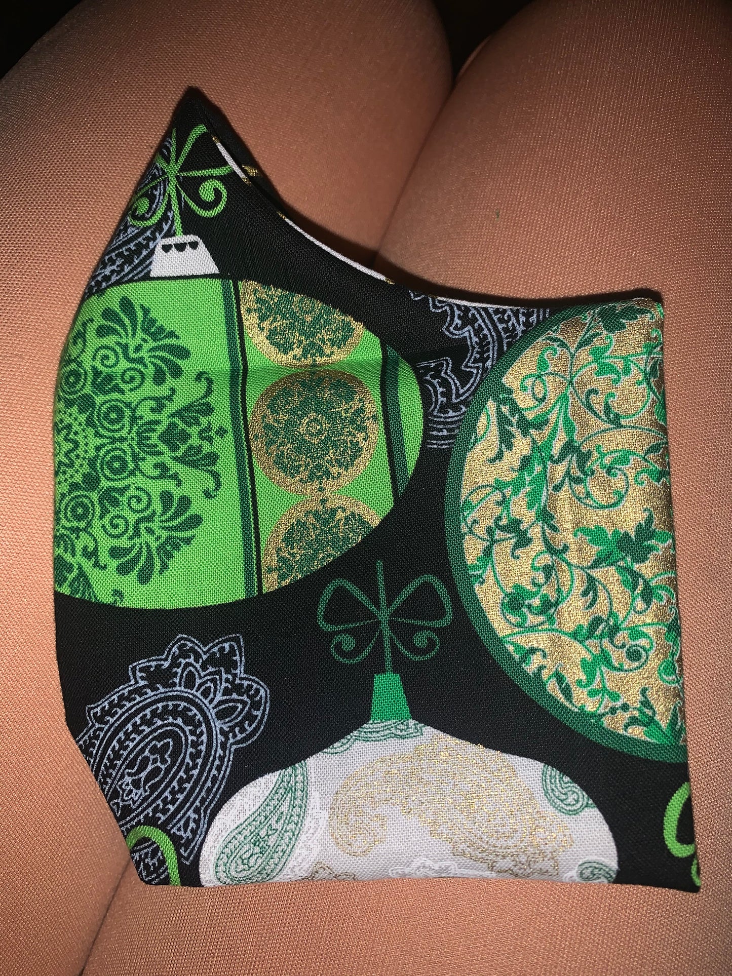 Emerald Ornaments Cotton 2 Layer Facemask