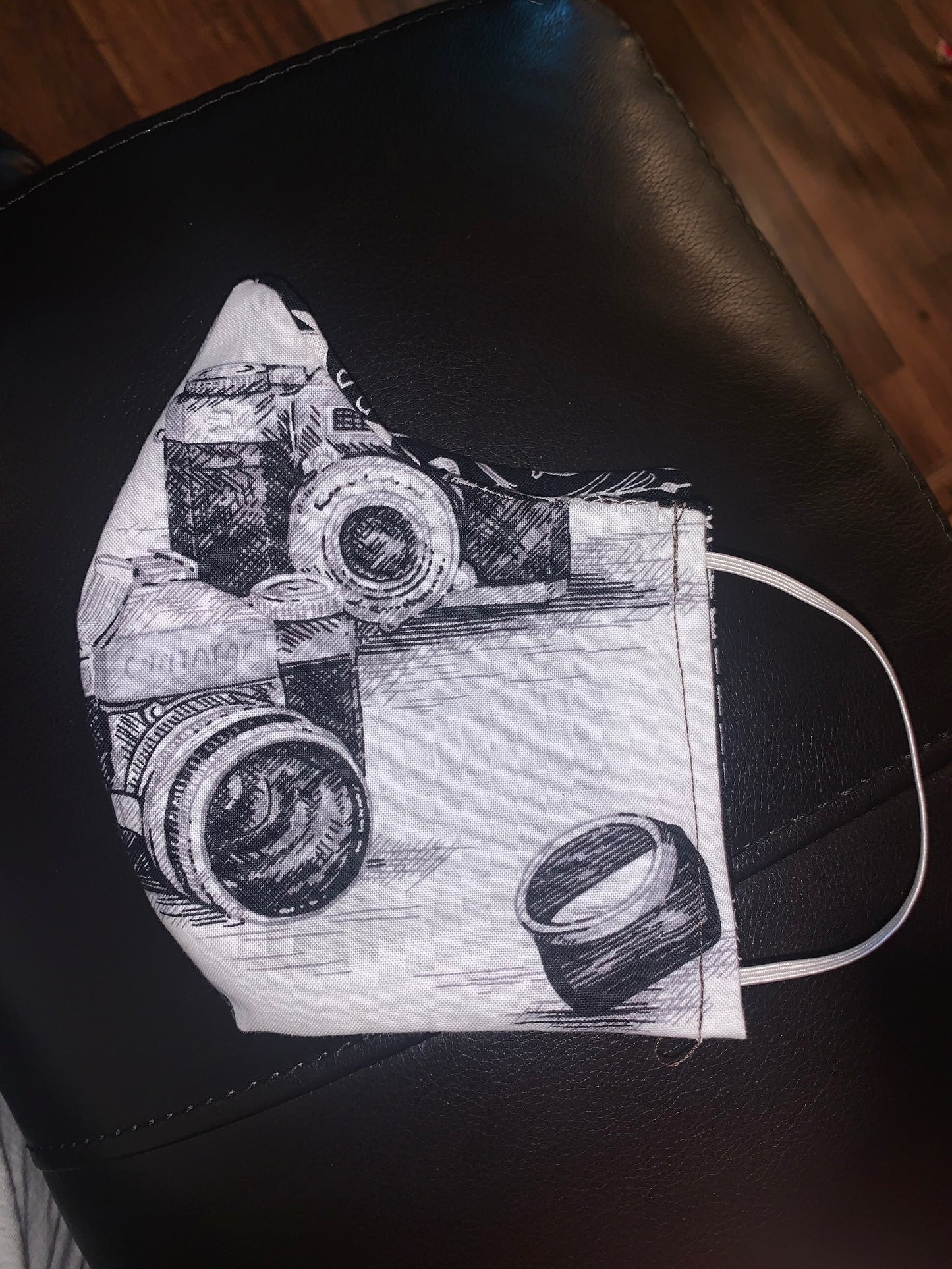 Camera Cotton 2 Layer Facemask