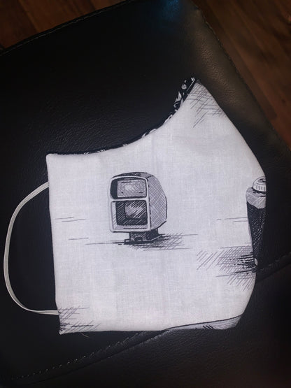 Camera Cotton 2 Layer Facemask