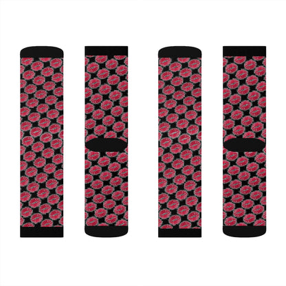 Kiss Kiss Black Socks