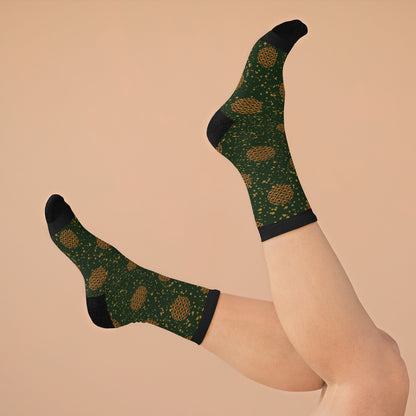 Motherspace Green DTG Socks