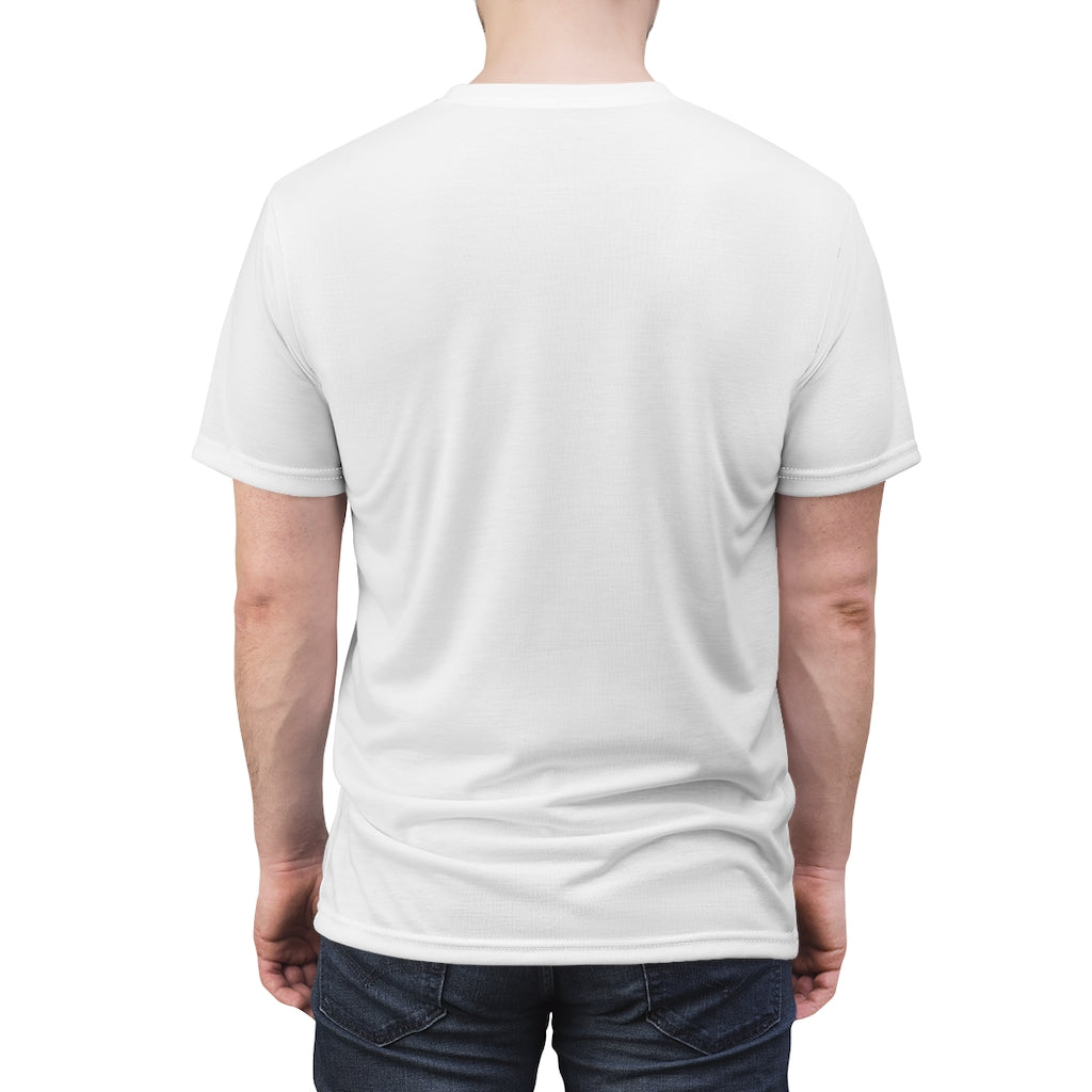 White Shamrock Unisex AOP Cut & Sew Tee