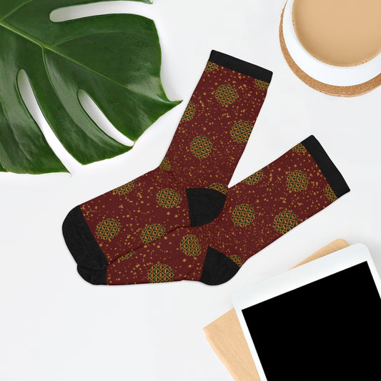 Motherspace Red DTG Socks