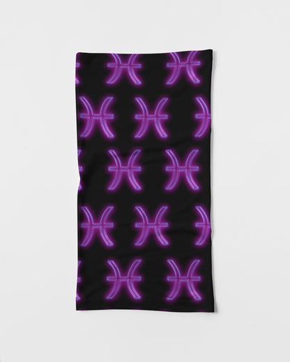 Purple Pisces  Neck Gaiter Set