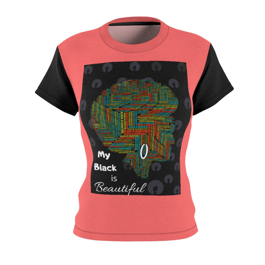My Black is Beautiful2 Women's AOP Cut & Sew Tee