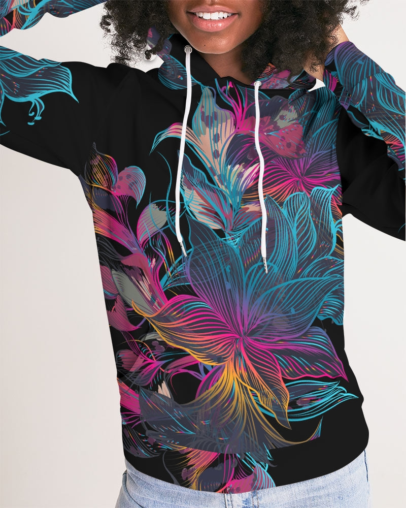 Neon Petals Women's Hoodie