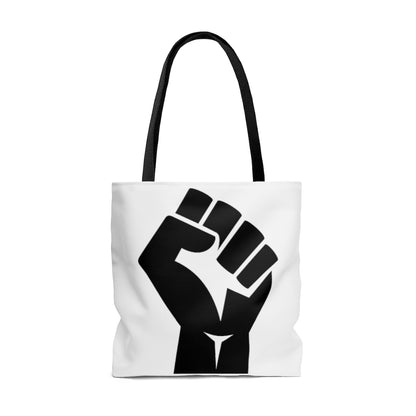 Protest Revolt Fight Back AOP Tote Bag