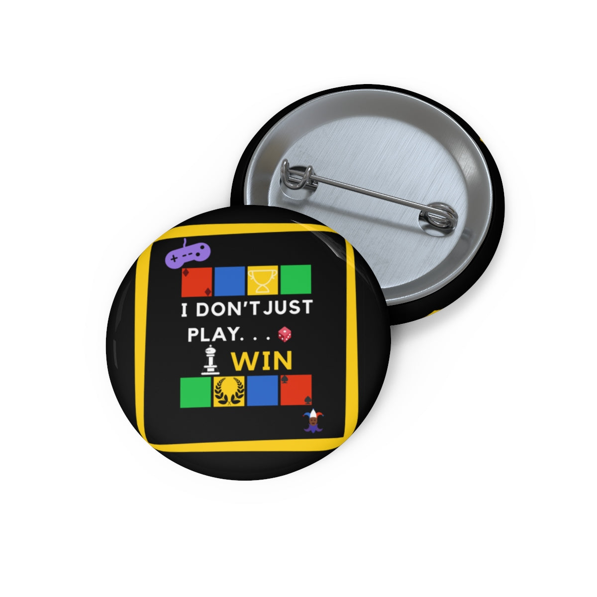 I Win Pin Buttons