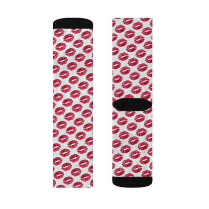 Kiss Kiss Wht Socks