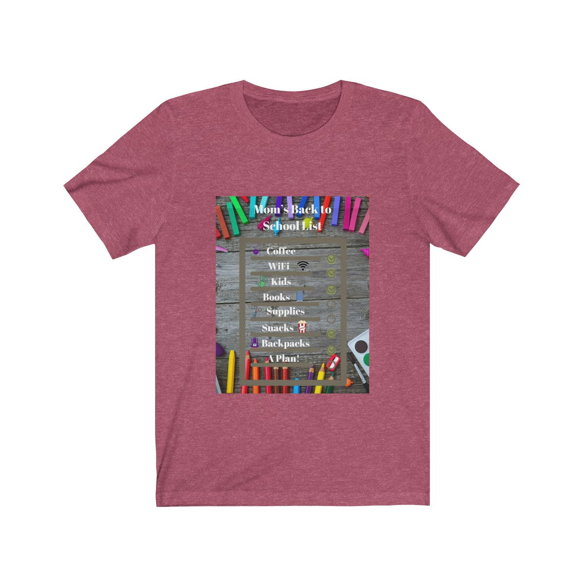 Mom’s List Women’s Jersey Short Sleeve Tee