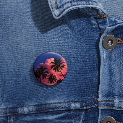 Palm Dreams Pin Buttons