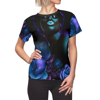 Midnight Bloom Women's AOP Cut & Sew Tee