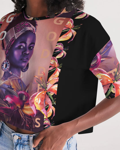 Goddess Women's Lounge Cropped Tee