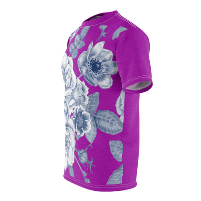 Pretty Pnk Baby Blue Unisex AOP Cut & Sew Tee