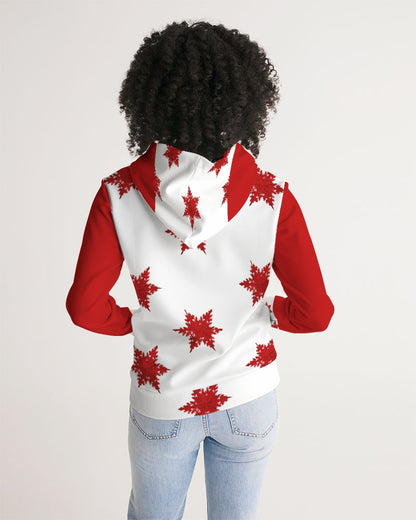 Crimson Snowfall Women's Hoodie