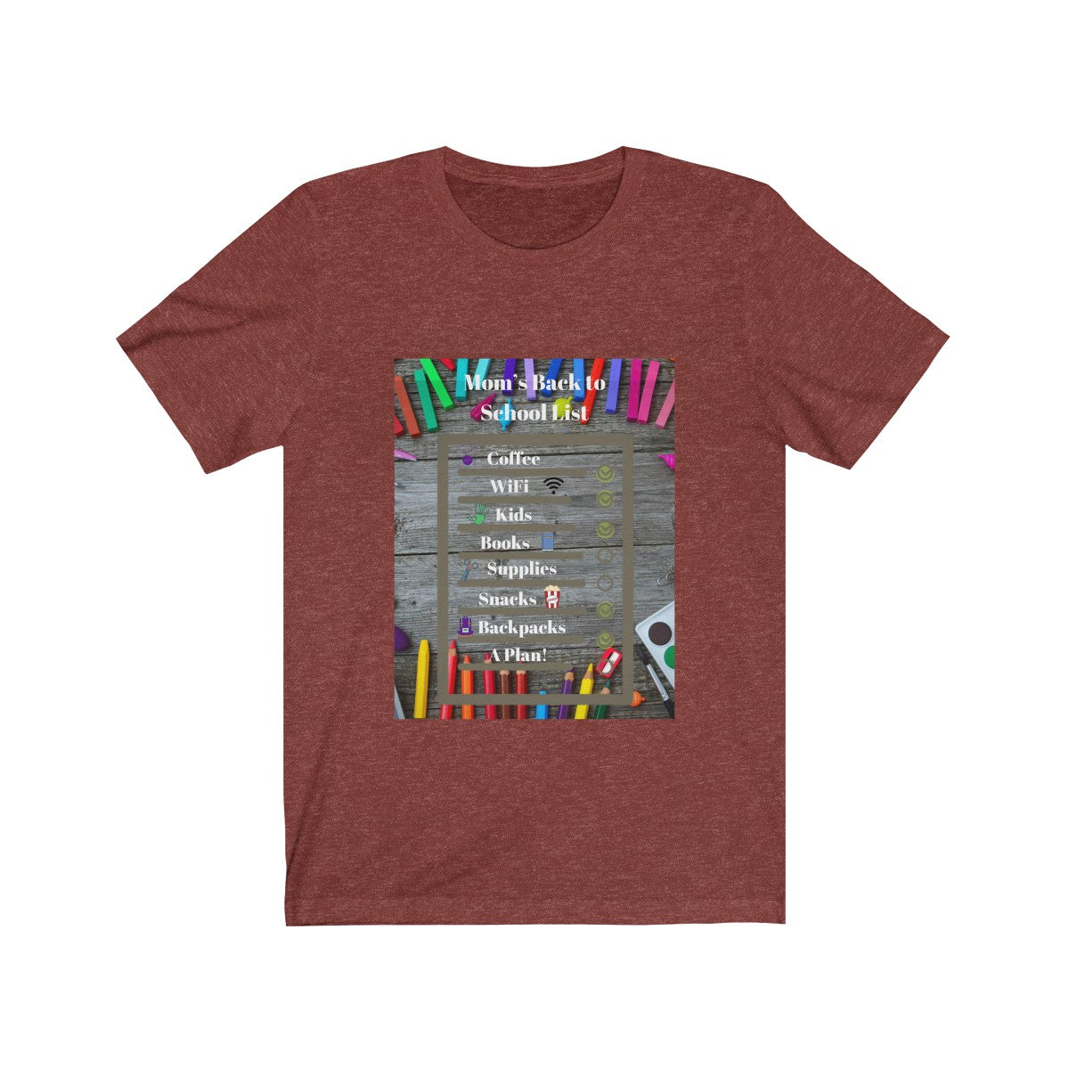 Mom’s List Women’s Jersey Short Sleeve Tee