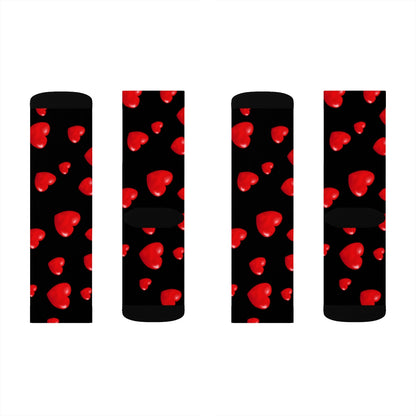 Black Heart Socks