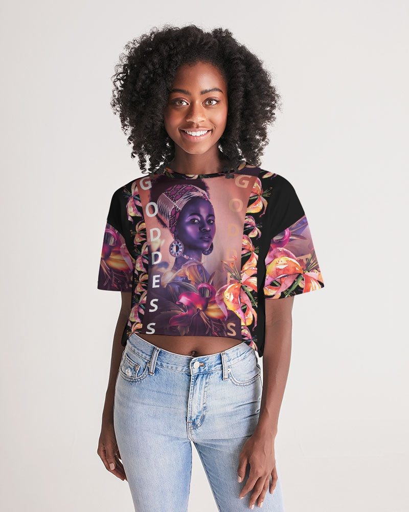 Goddess Women's Lounge Cropped Tee