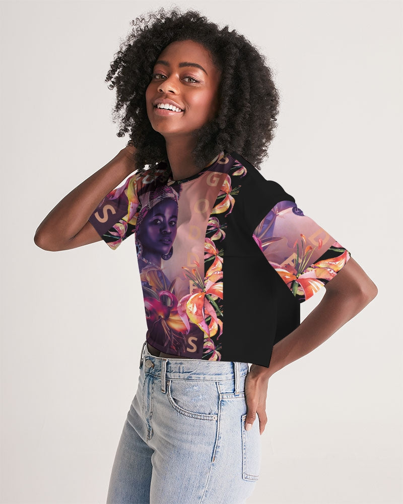 Goddess Women's Lounge Cropped Tee