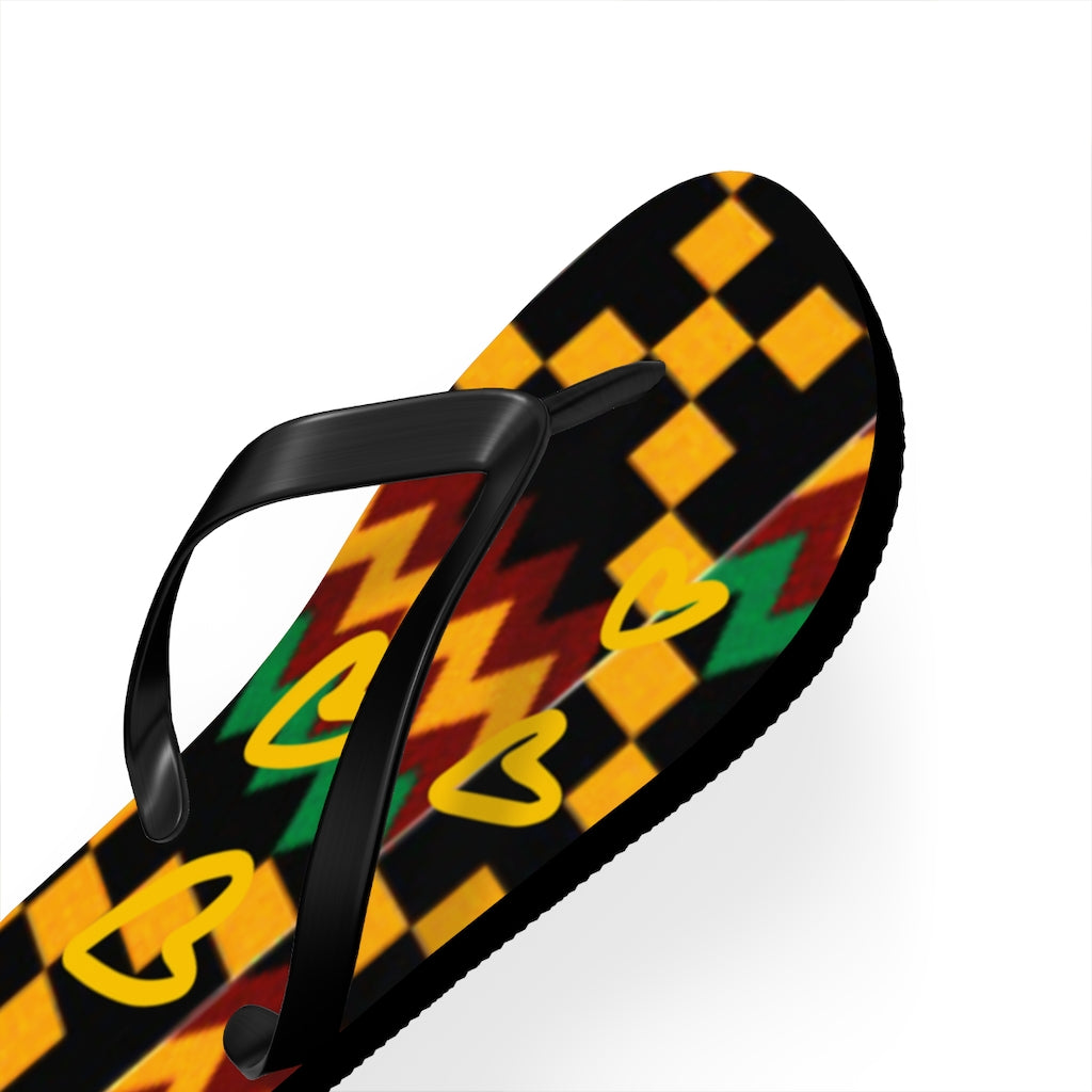 Kente Flip Flops