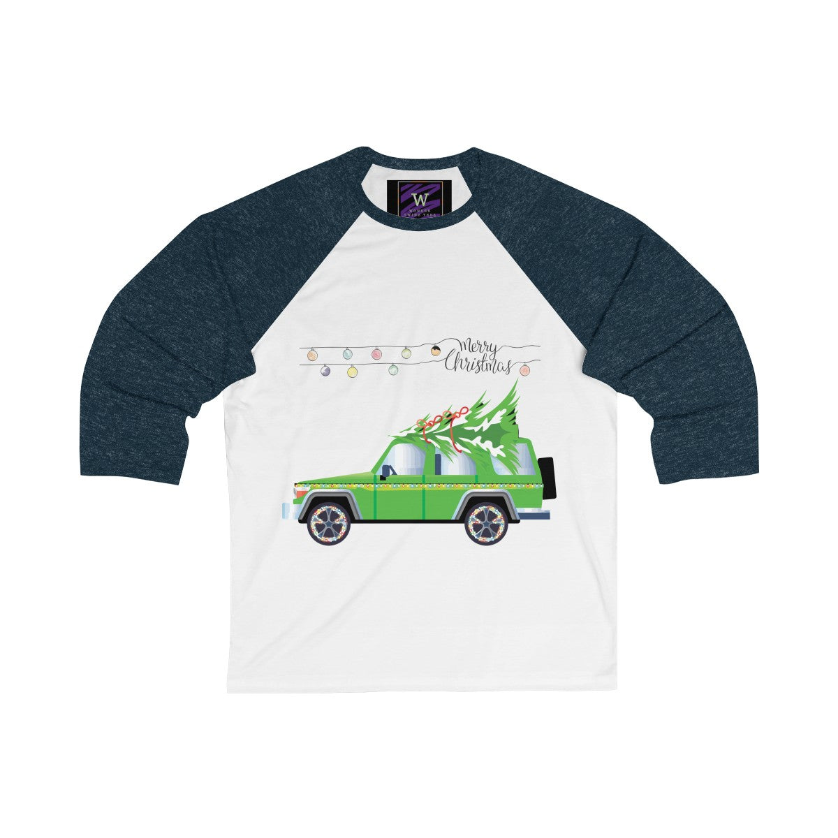 Christmas Vacation Unisex 3/4 Sleeve Baseball Tee