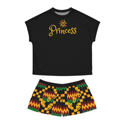 Princess Women's Short Pajama Set (AOP)