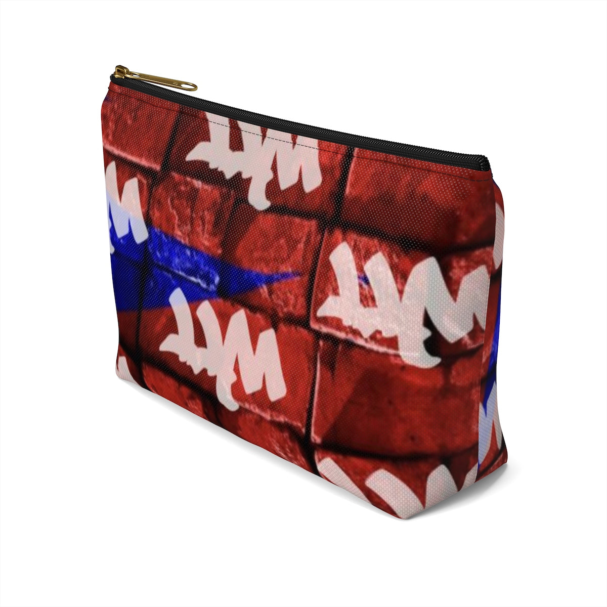 WTT logo Blue/Red Brick Accessory Pouch w T-bottom