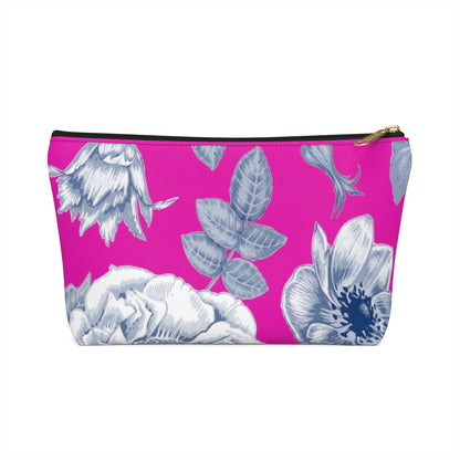 Pretty Pink, Baby Blue Accessory Pouch w T-bottom