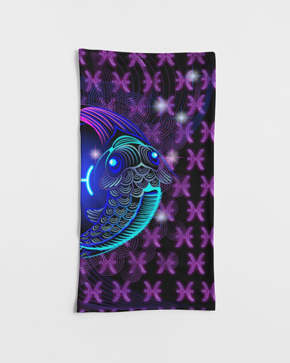 Purple Pisces  Neck Gaiter Set