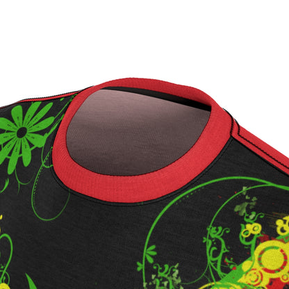 Marley Red Unisex AOP Cut & Sew Tee
