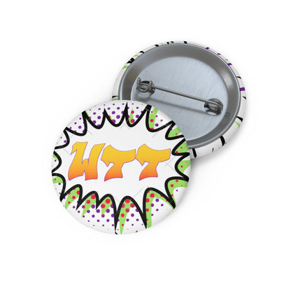 WTT "Pow" Logo4 Pin Buttons