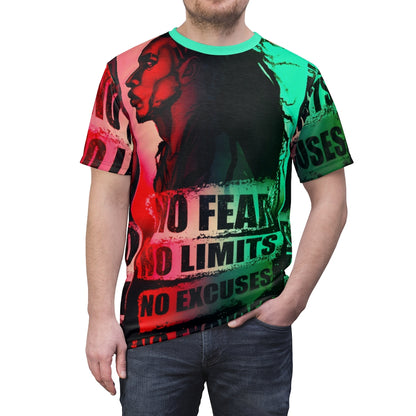 No FearII Adult AOP Cut & Sew Tee