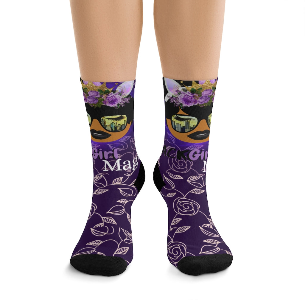Black Girl Magic Adult DTG Socks