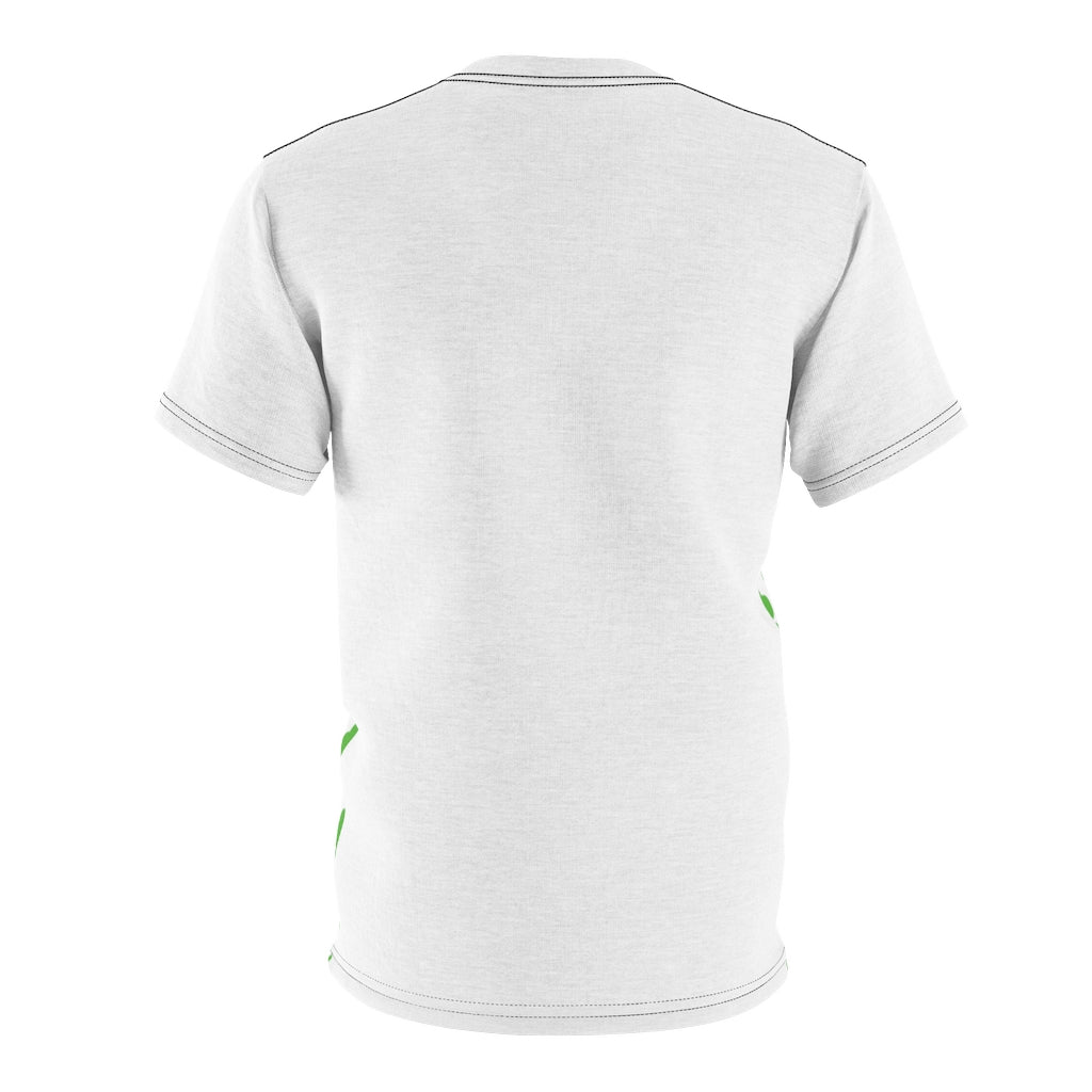 White Shamrock Unisex AOP Cut & Sew Tee