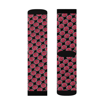 Kiss Kiss Black Socks
