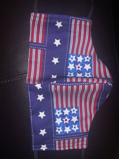 Stitch Flag Cotton 2 Layer Facemask
